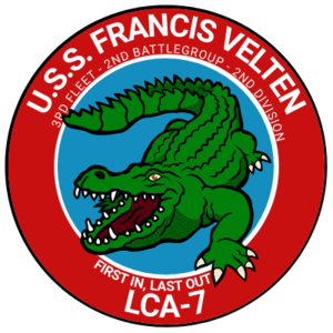 USS Francis Velten Badge.png